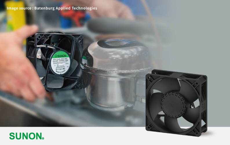 SUNON ATEX EC fan is the green and safe thermal solution for industrial catering equipment in the Netherlands